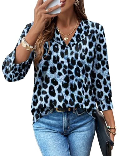 WIHOLL 3/4 Length Sleeve Womens Tops 2026 Dressy Casual...