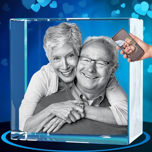 ArtPix 3D Crystal Photo, Valentines Day Personalized Gifts for Women, Wife, Men, Her, Him,...