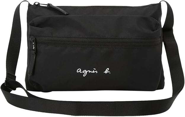 agnès b. ブラック ボディバッグ　ユニセックス ユニセックス】 ウェストポーチ (XAH03－04)（ボディバッグ