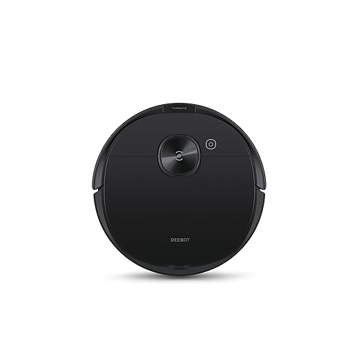 ECOVACS DEEBOT N8 Black (Neuheit 2022) Staubsaugerroboter mit Wischfunktion (OZMO), 2300 PA Saugleistung, Saugroboter für Tierhaare, intelligenter Navigation (dToF Laser-Sensor), Alexa/Google, schwarz