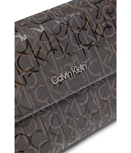 Calvin Klein Key Item Crossbody Brown/Khaki/White One Size4