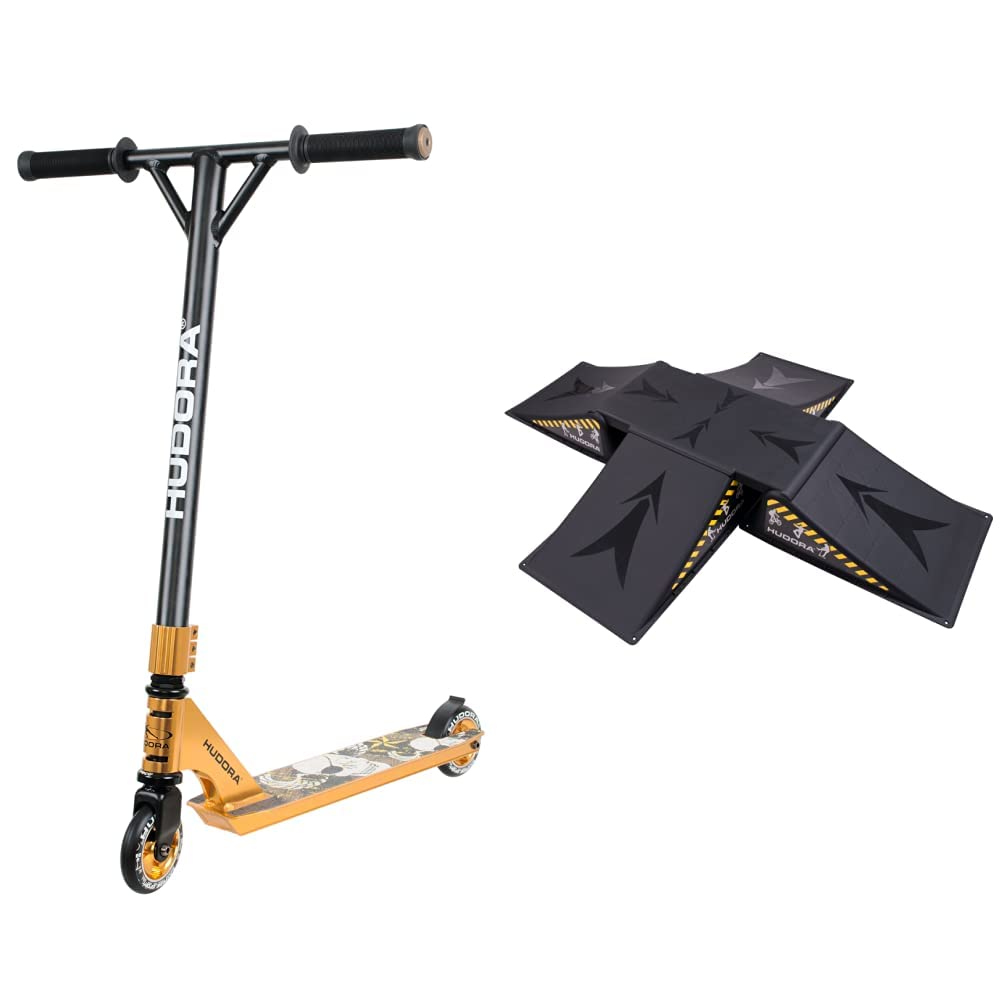 HUDORA Skater Rampe 5-teilig + Uvex Kid 3 Fahrradhelm – Rampen-Set 80kg, Helm 55-58 Cm, Für Skateboards & Inliner HUDORA Skater Rampe 5-teilig + Uvex Kid 3 Fahrradhelm – Rampen-Set 80kg, Helm 55-58 Cm, Für Skateboards & Inliner