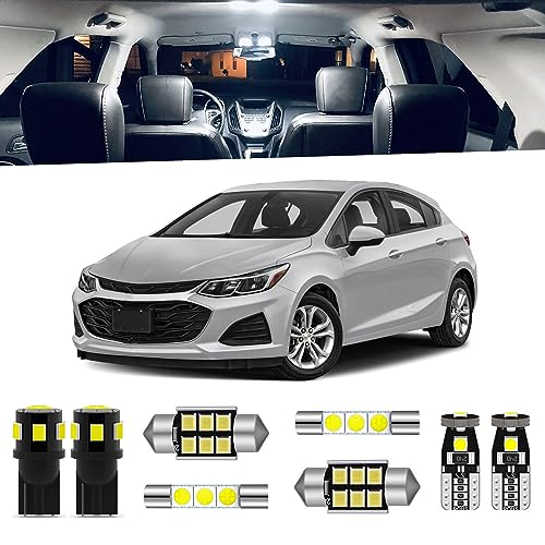Kit de luces LED interior para Chevrolet Cruze 11 piezas