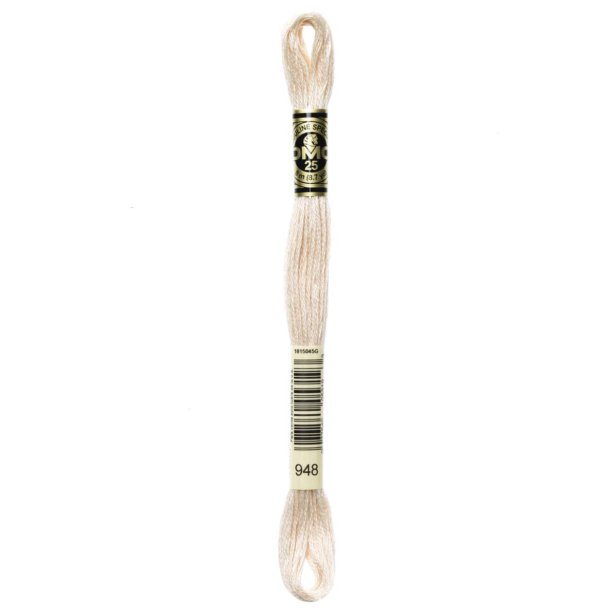 DMC Embroidery Floss Mouline Stranded Cotton Thread for Hand Embroidery and Sewing - Colour No: 948-12 x 8m Skeins โ image 1