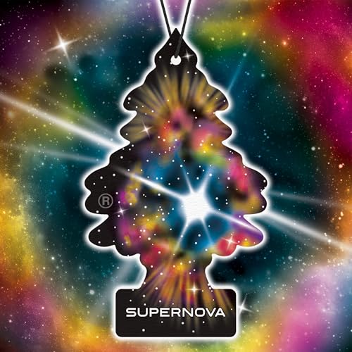 Image of LITTLE TREES Car Air Freshener | Hanging Tree Provides Long Lasting Scent for Auto and Home | 24 Air Fresheners |Supernova