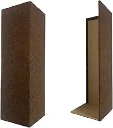 Kit 02 Arranhadores para Gatos Cama Box e Canto De Sofá (MARROM)