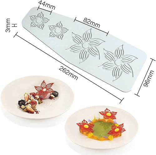 Miniatura 2 de Molde de silicona de hojas huecas para caramelo de chocolate 3D, molde de caramelo de hojas huecas para alimentos, decoración de comidas, molde de