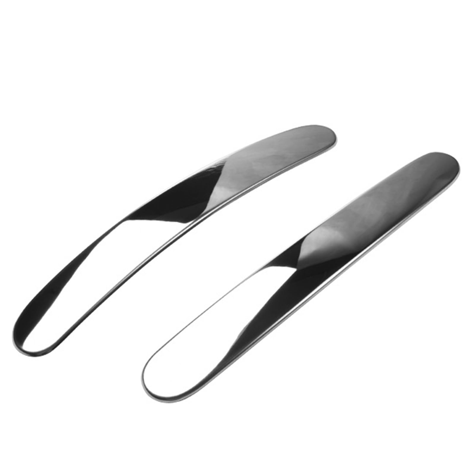 Bqwyedpl Handle Silver Stainless Steel Car Outer Door Handle Stickers Accessories Fit For Smart 453 Fortwo Anti-Scratch Car Door Latch Handle(Handle Silver)