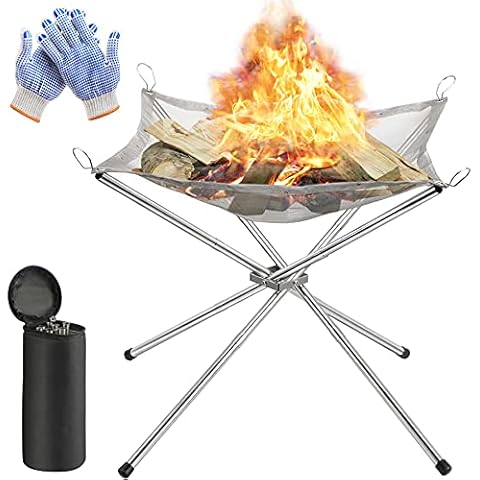 TuDou Portable Fire Pit for Camping Cover