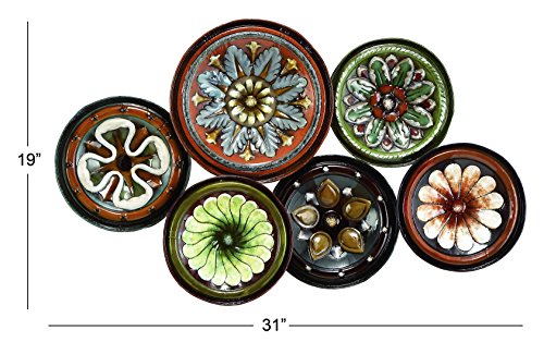Deco 79 13925 Metal Plate Home Wall Decor Wall Sculpture thumb #5