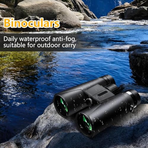 Image of Telescope HD Vision Binoculars 10000M High Power for Outdoor Travel Stargazing Concerts Sports Optical Vision Binocular Fixed Zoom (10 X 42)