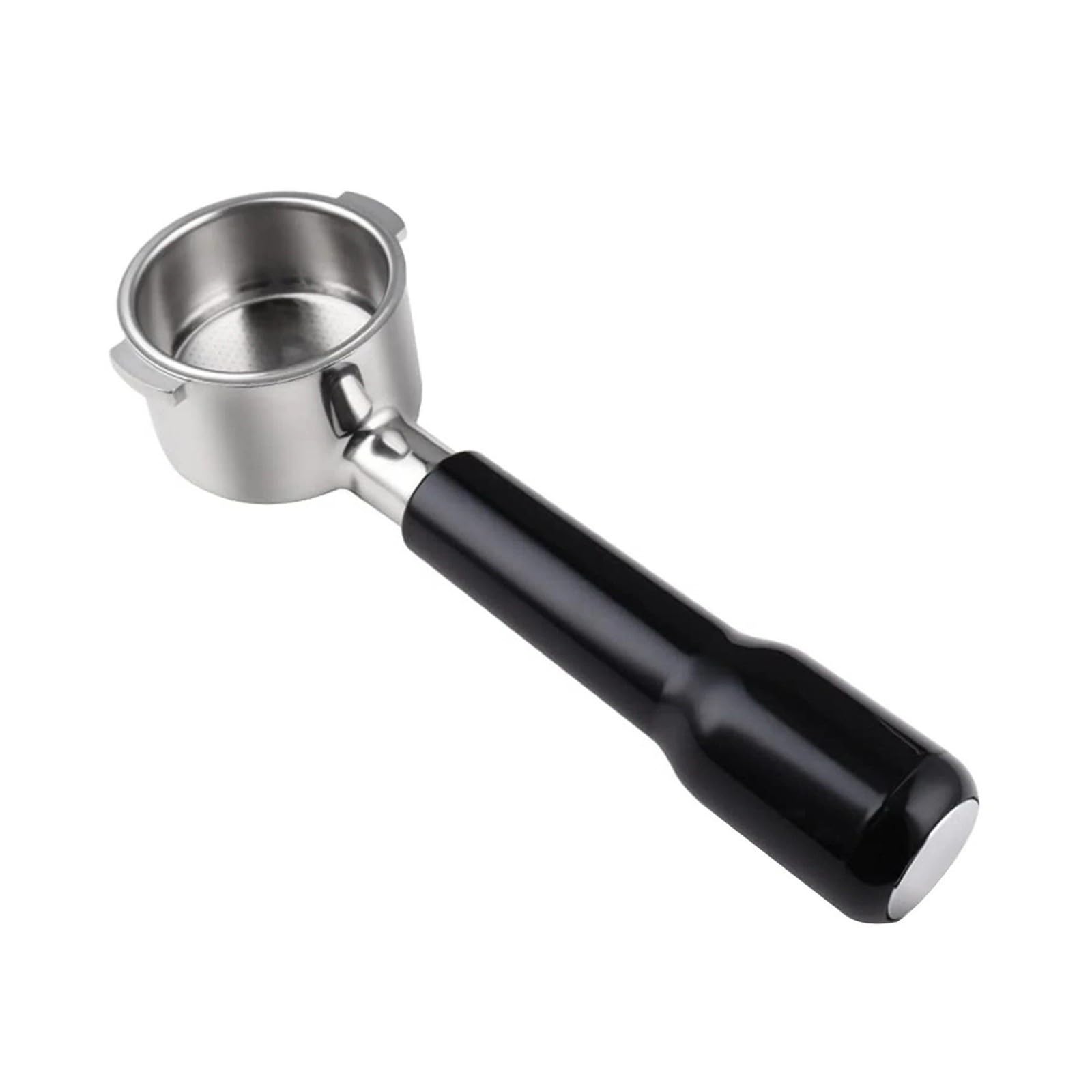 Portafiltro,Compatible Con Delonghi 51mm Portafiltro Sin Fondo 2 Oídos | Acero Inoxidable Piezas De Repuesto Manija Cafetería A Prueba De Fugas Antideslizante