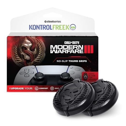 KontrolFreek Call of Duty: Modern Warfare III No-Slip Thumb Grips | Universal Edition for PlayStation 4 (PS4), PlayStation 5 (PS5), Xbox One & Xbox Series X, Nintendo Switch Pro Controller | 2-Pack |