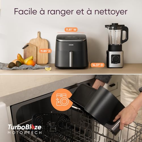 Friteuse à Air 6L TurboBlaze 53 dB COSORI – Image 8