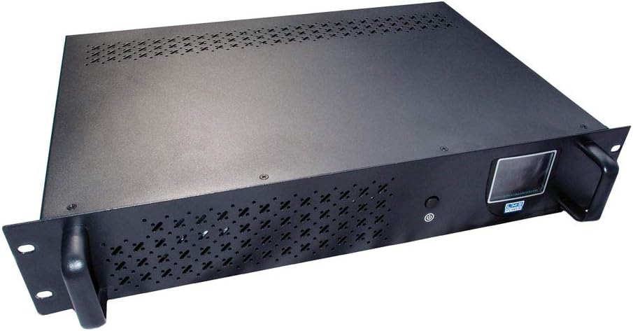 DYNAMODE " DYNA-LMSP800RI" LMS DATA LMSP800RI 800 VA Intelligent 19-Inch 2U Rack Mount UPS with LCD - Black