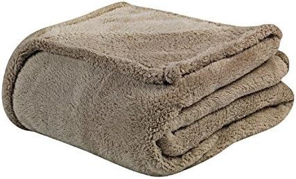WarmZone Heat Reflective Blanket, Throw 50x70, Khaki