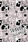 Travel Journal: Wanderlust Gift, Travel tracking notebook, Traveller notebook, review travel experience