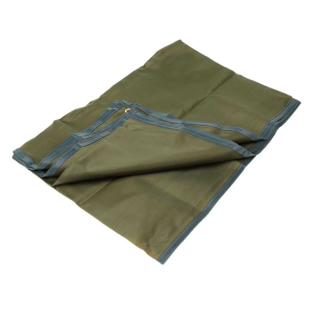 MagiDeal 2.1 x 1.5m Outdoor Hiking Backpacking Waterproof Camping Tent Footprint Tarp Groundsheet Blanket Mat for Sunshade Shelter Canopy Shade Rain - Army Green-image-46