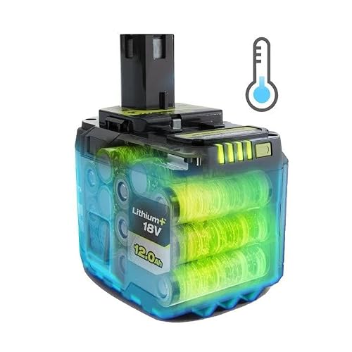 Batterie RYOBI 18V LithiumPlus High Energy 12.0Ah RB18120T - vue 4