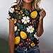 Women's Dressy Casual Fashion Blouse T Shirt Round Neck 2026 Summer Shirts Easter Printed Short Sleeve Loose Tops