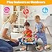 Wooden Play Barbecue Toy Gril,45PCS Kids Grill Playset with Rotating Skewering Mode,Pretend Cooking Kitchen Playset Grill Toy Birthday Gift for Boys&Girls 3+