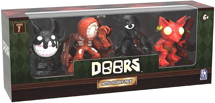 Door - Hotel Figure Minifigure Pack of 4 2.5" Height, Series 1