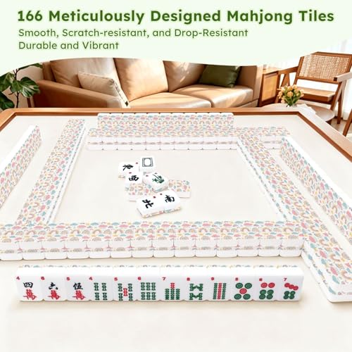 Set de Fichas American Mahjong Acrílicas 166 Pzs con Bolsa miniatura 7