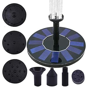 Zonne-energie fonteinpomp eenvoudig te monteren zonne-vogel bad fontein pomp voor vijver vis zwembad tan aquarium tuin…