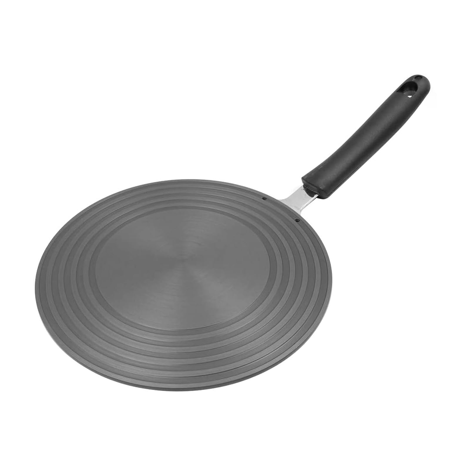 Difusor de Calor, Difusor de Calor Circular, Placa Conductora de Anillo de Cocina de Gas de Aluminio, Placa Difusora de de Inducción con Asa, 24cm, No Apto para Placas de Inducción