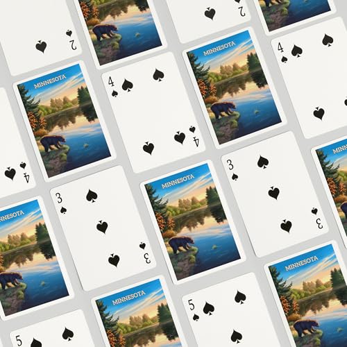 Juego de cartas Póker Minnesota Bear al Amanecer miniatura 4
