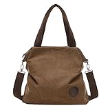 Die Tasche hat abnehmbarer und verstellbarer Schultergurt. Die Tasche kann mit dem verstellbaren Schulterriemen über der Schulter getragen werden. Schultergurt verstellbar bis 112cm. Durch ihr schönes Design lässt sich diese praktische Tasche zu einer Vielzahl von Anlässen tragen. Ideales Auswahl für Urlaub, Beruf, Schule, Studium, Freizeit oder zum Einkaufen.