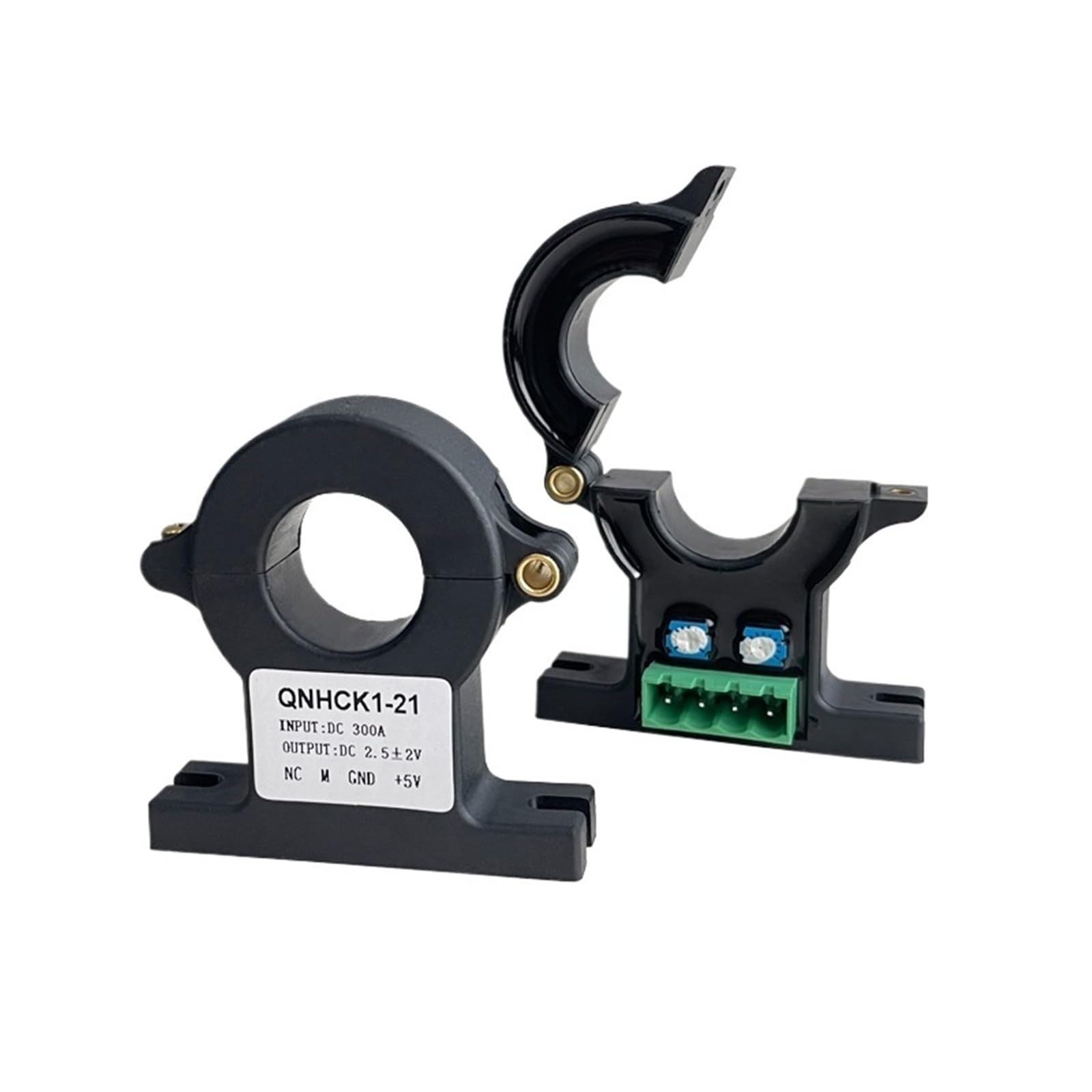 Transductor de corriente de núcleo dividido Hall QNHCK1-21 400A / 2.5V CC 6