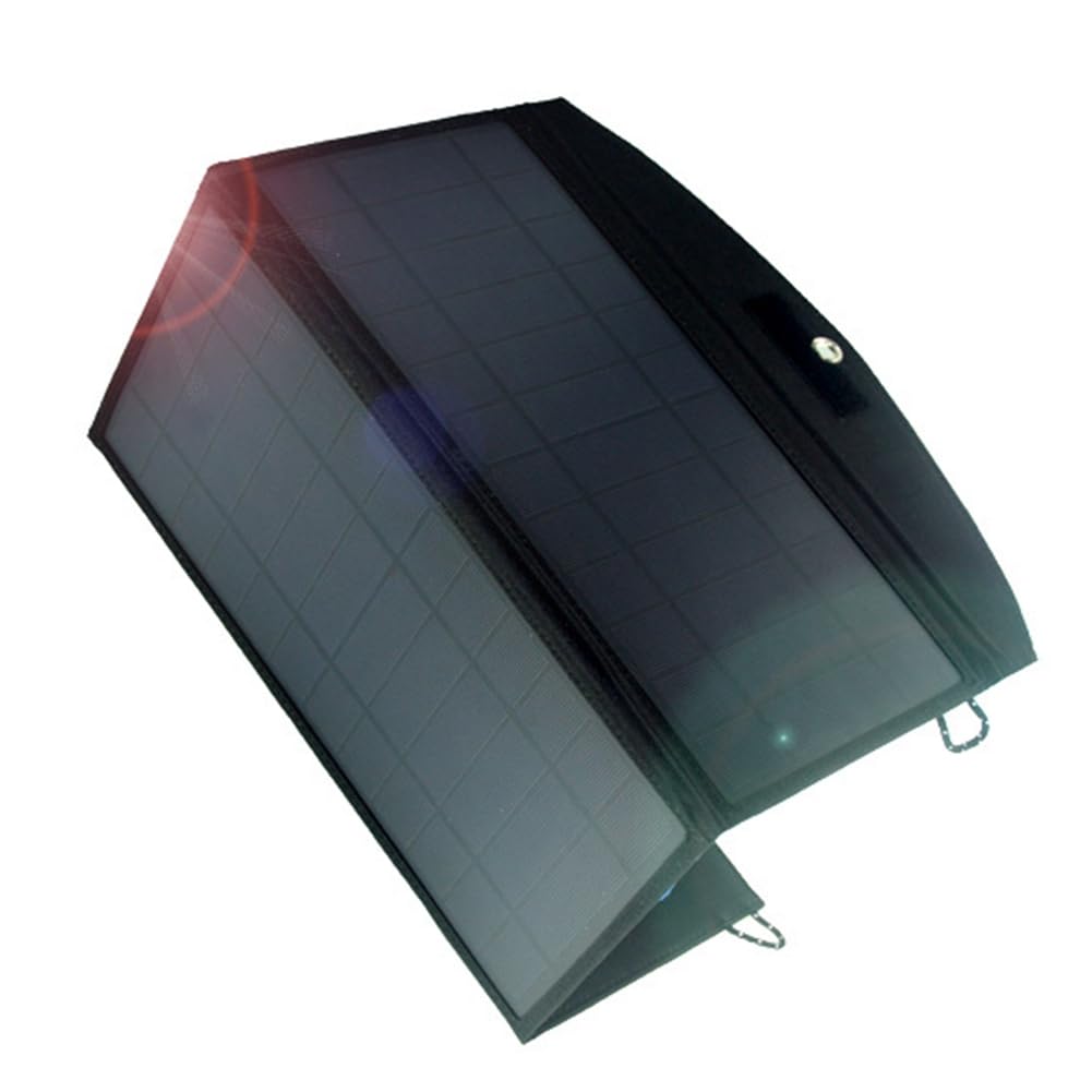 Caricatore da Pannello Solare Pieghevole 5V 28W Uscita USB Ricarica Solare Veloce per Telefoni Cellulari Pannello Solare Impermeabile