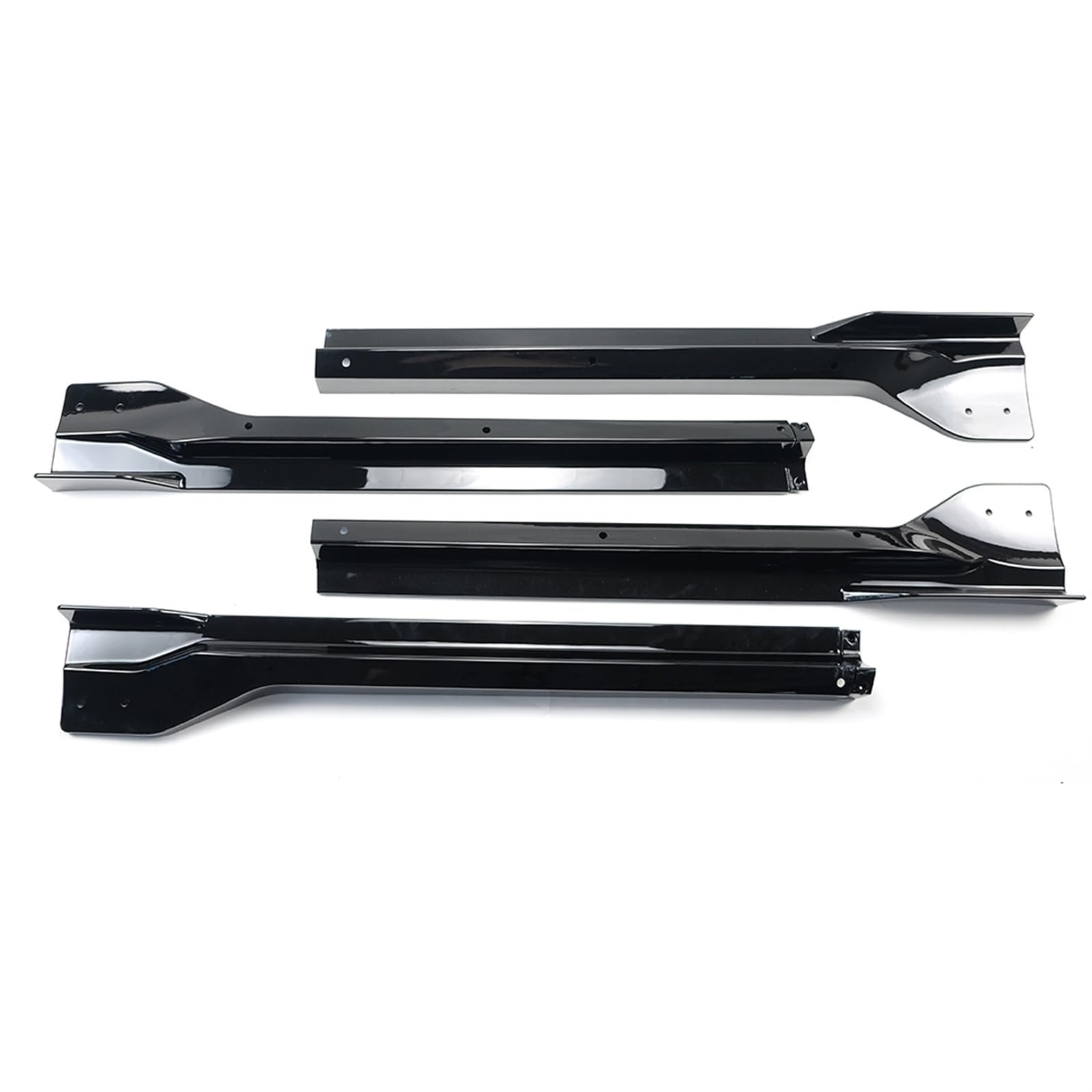 Auto Schweller Seitenschweller Für Jeep Für Grand Für Cherokee Für SRT Für SRT8 Wk2 2012-2021 Auto Seite Rock Verlängerung Splitter Lip Spoiler Diffusor Zubehör (Farbe : Glossy Black)