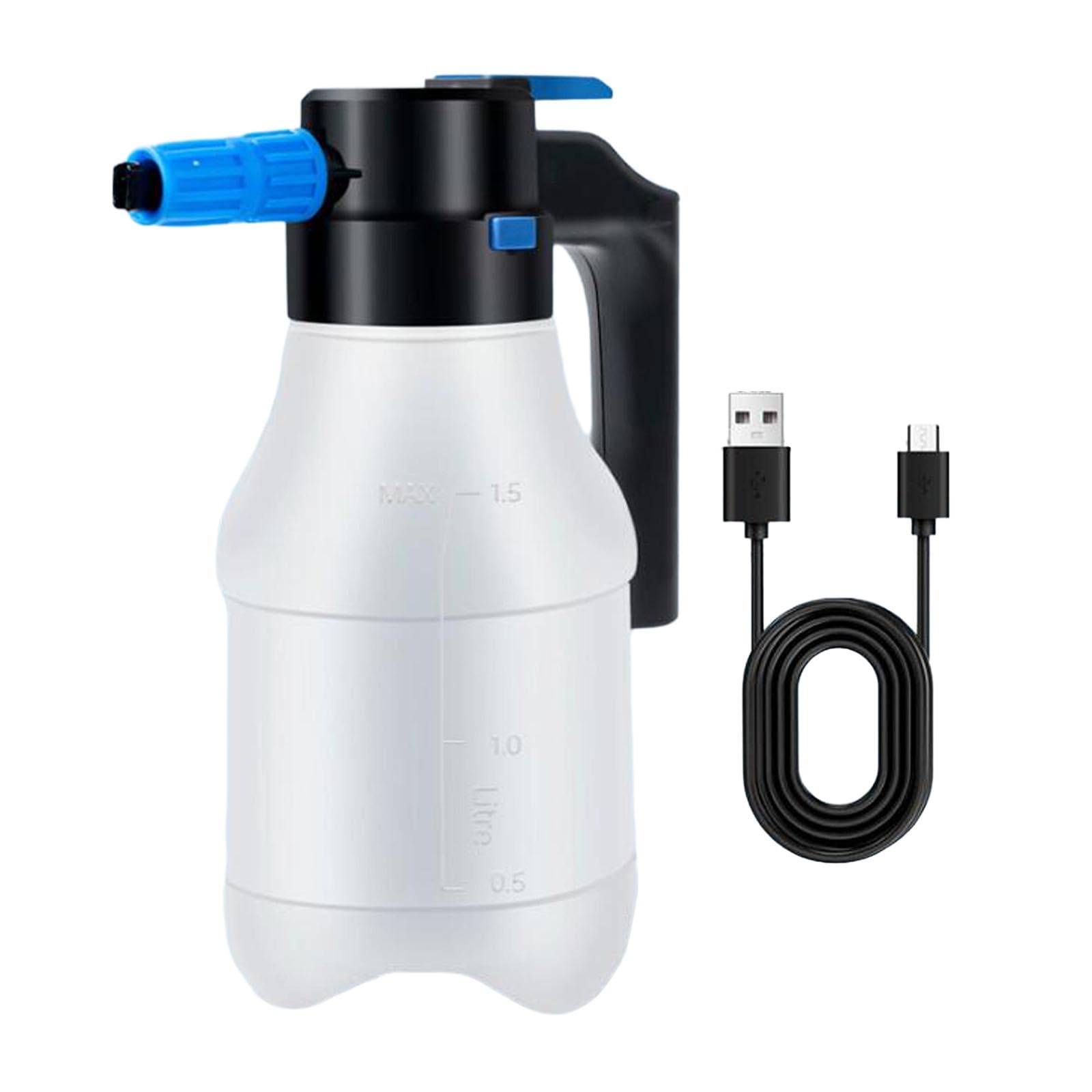 Pompa Spruzzatrice di Schiuma Elettrica da 1,5 Litri per Auto, Ideale per La Pulizia del Bagno.