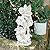 Ovewios Angel Garden Statue Outdoor, Solar Powered Resin Garden Sculptures Fairy Angel Statues Waterproof LED Lights Yard Art Decorations for Outside Patio Lawn Ornament Gardening Gifts