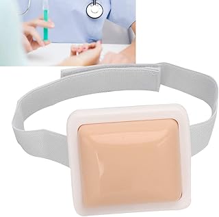 Injection Training Nurse,Injection Pad-Plastic Intramuscular,Injection Practice Tool Wearable Simulation Human Skin Injection Model Training Pad Nurse Practice Tool