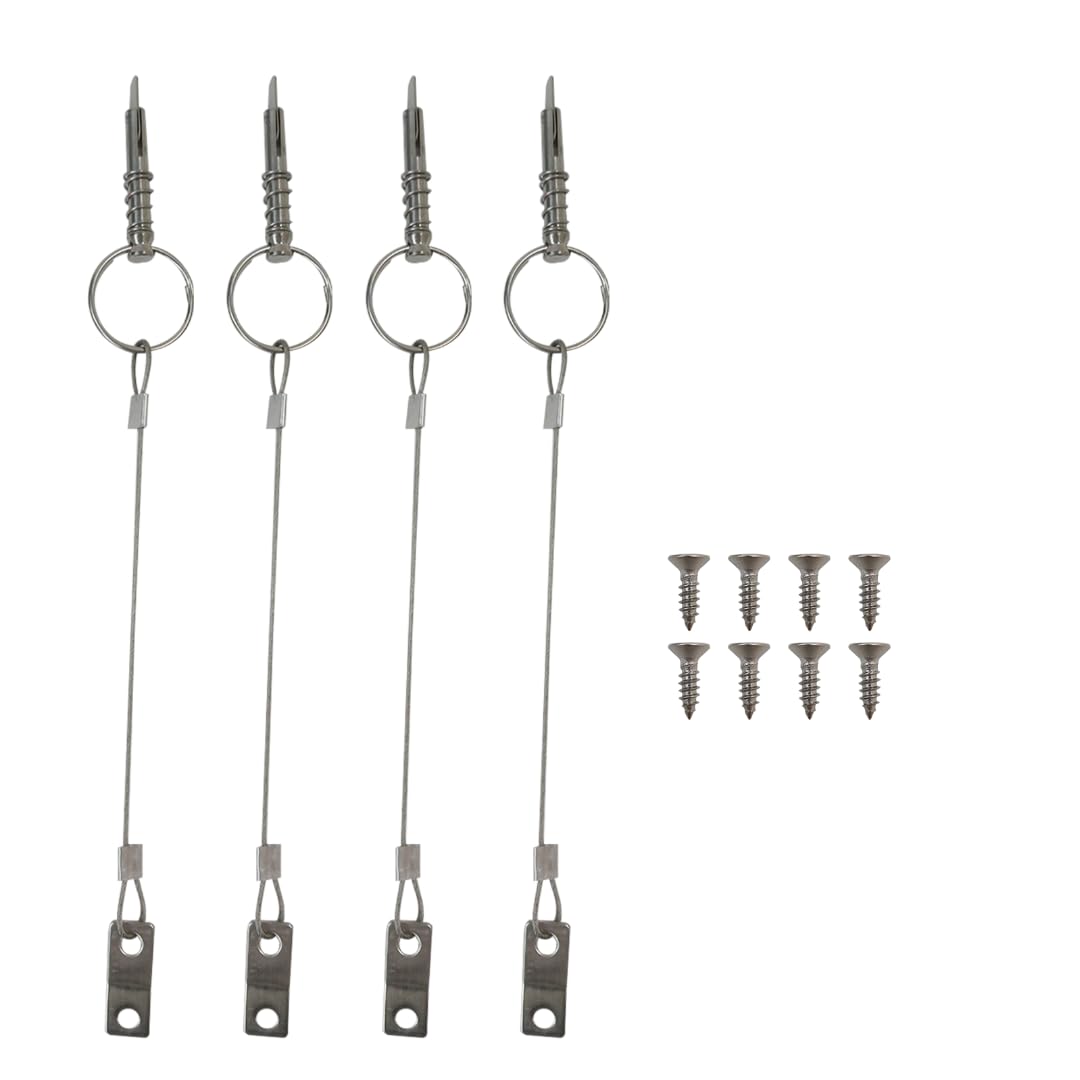 New Version 4pcs Quick Release Pin 1/4