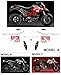 STICKERS KIT ADESIVI COMPATIBILE CON HYPERMOTARD 796 1100 MOTO GP 2010 REPLICA (C)
