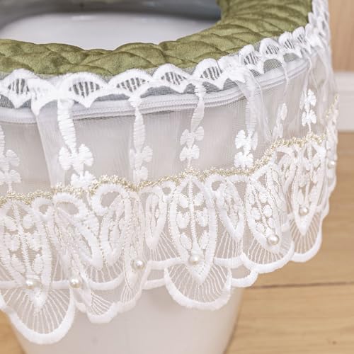 Elegant Lace Toilet Tank Cover Set - 67% Off, Now $10.99 - Image 6