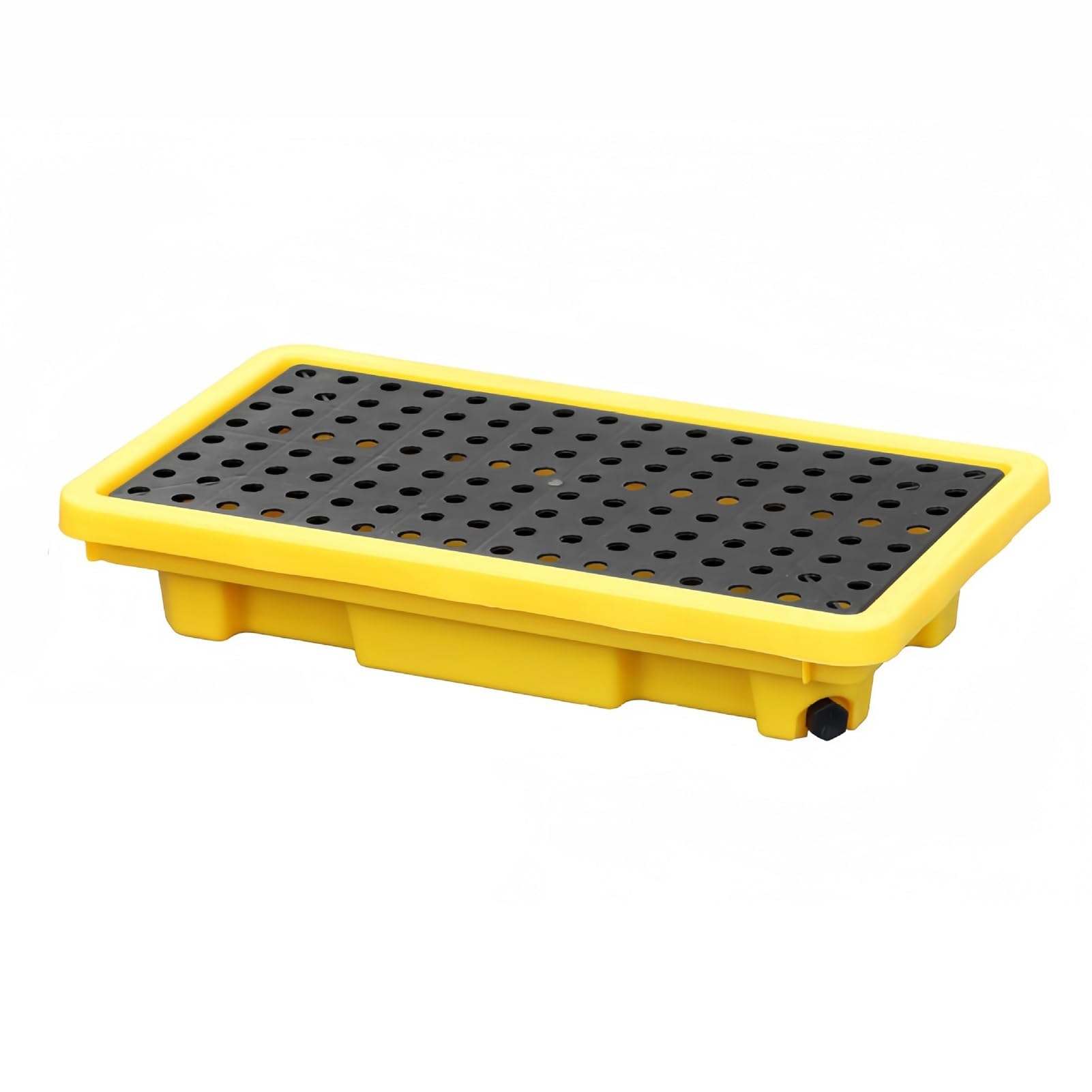 Plate-Forme Anti-déversement en polyéthylène, Palette en Plastique étanche, Grille Plate Amovible et Conception empilable (66,5 x 36 x 12 cm)