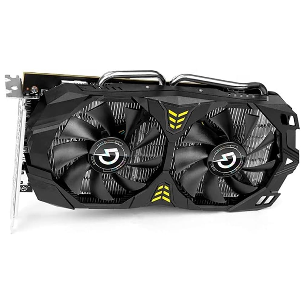 RX 580 8GB Tarjeta Grafica Gaming para Juegos, Trabajos Multimedia y edición de Video 3 Puertos DP, 1 Puerto HDMI, GDDR5, Bus 256 bits, GPU Ellesmere, bajo Consumo 130W