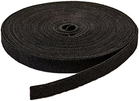 NavePoint 1/2 Inch Roll Hook and Loop Reusable Cable Ties Wraps Straps - 10M 33ft 3-Pack
