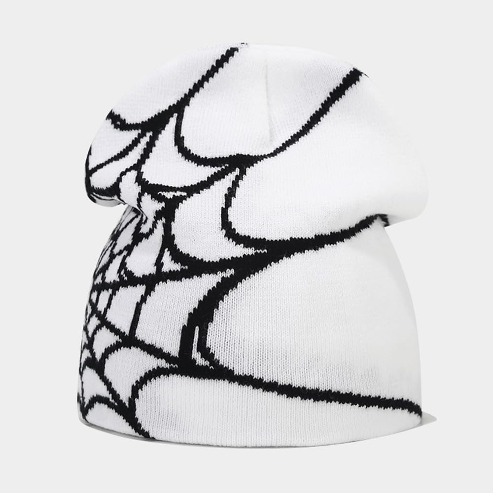 Y2k Spider Beanie Hats MEA Culpa Knitted Hat Streetwear Headwear Winter Wool Acrylic Knit Skull Cap for Men Women - Image 2