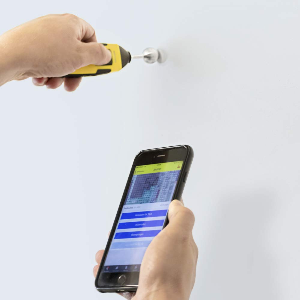 TROTEC Medidor de humedad de materiales BM31WP con dispositivo para smartphone