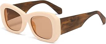 Montura Cuadrada Años 90 Gafas De Sol Vintage YAMEIZE - Estilo Retro Cuadrado Con Protección Uv400