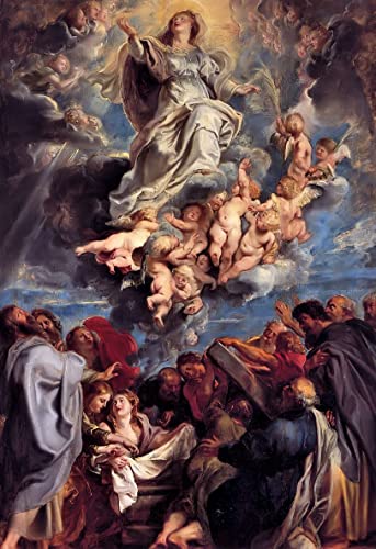 Cuadro de la Asunción de la Virgen de Rubens para transformar tu salón con arte clásico