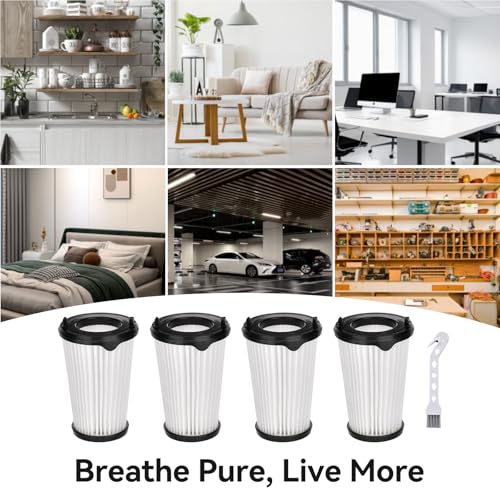 Image of 8 Pcs VAF-1TM Filter Replacement Compatible with Electrolux Ergorapido Stick Vacuum EHVS2510AW VS3510AR Standard & Pet Version PureAdvantage PureAdvantageTM Vacuum, Part # EL65522