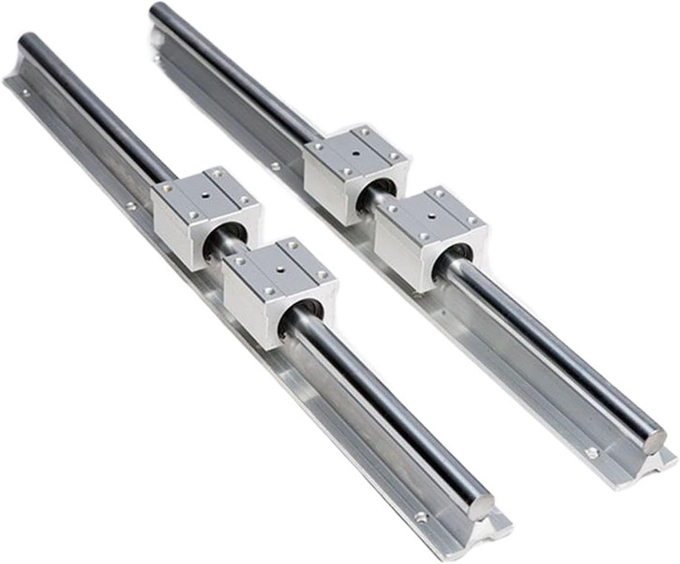 2 個のリニアガイドレール SBR12 / SBR16 / SBR20 L1000mm+ 4 個の SBR12/16/20UU リニ