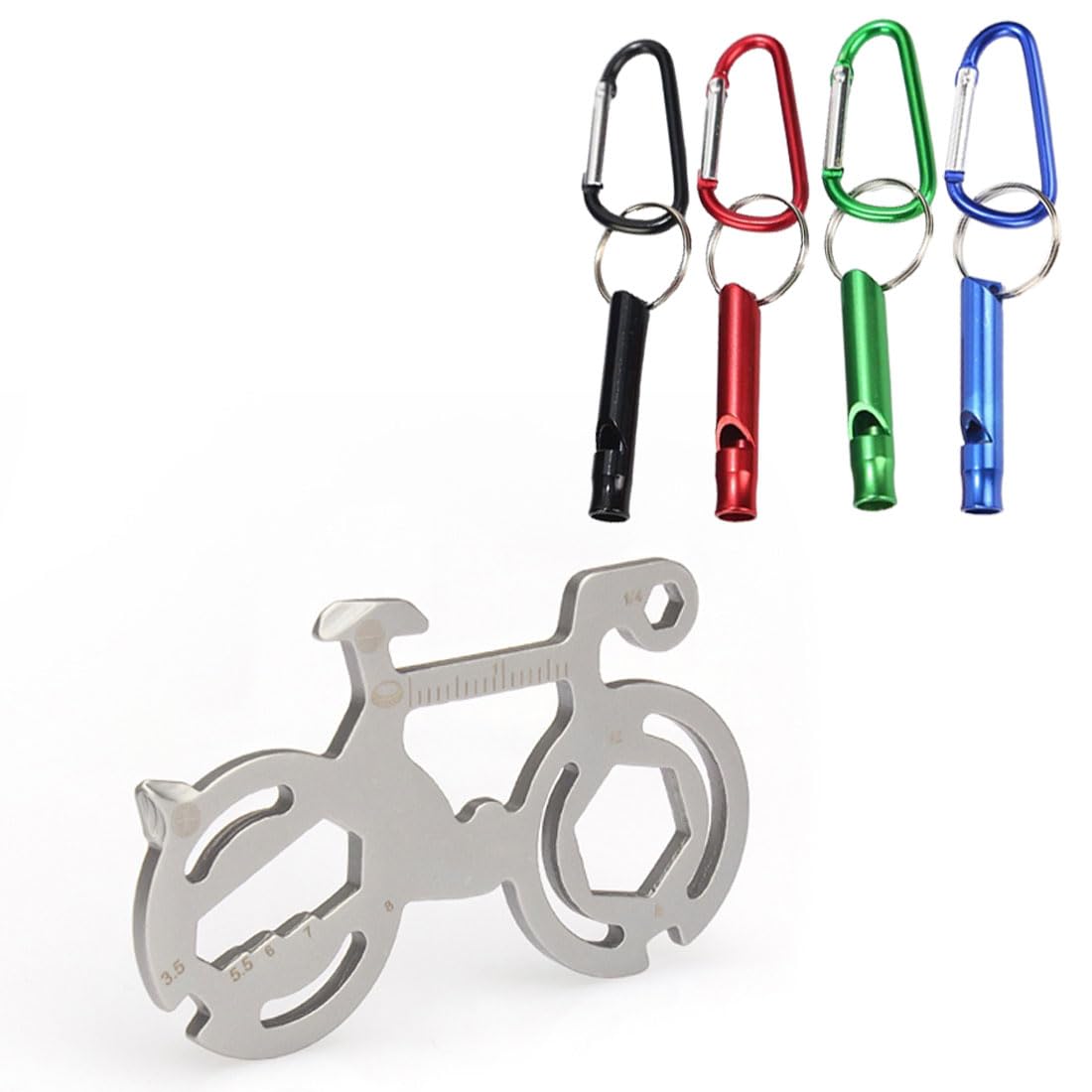 Multiutensile Ciclismo Multitool Orangepatrick Per Bici - Kit Manutenzione Completo Con Cinghia Attrezzi Bici